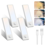 4-Pack Rechargeable Wireless Magnetic Motion Sensor Light