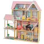 KidKraft Lola Mansion Wooden Dollhouse With 30 Accessories