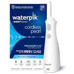 Waterpik Cordless Pearl Rechargeable Portable Water Flosser With 4 Flossing Tips