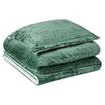 Amazon Basics Reversible Sherpa Comforter Set With Pillow Sham