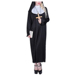 EraSpooky Women's Nun Costume Dress