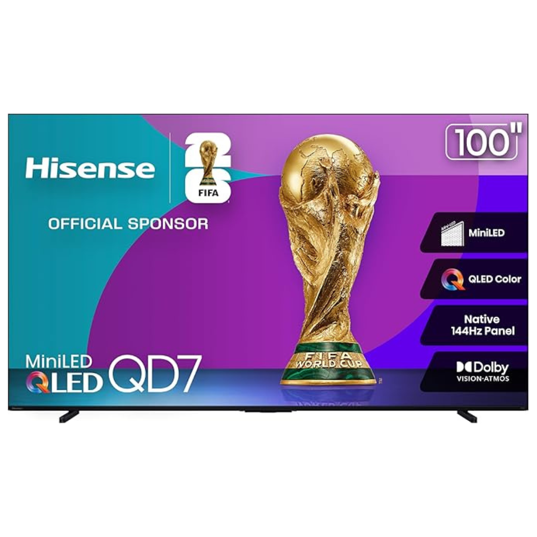 100" Hisense QD7 Series 4K Ultra HDR Smart QLED Fire TV