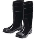 West Chester Men's Black Waterproof Rubber Boots