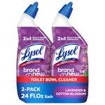 24 oz 2-Pack Lysol Toilet Bowl Cleaner Gel (Lavender & Cotton Blossom)