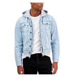 Sun + Stone Men's Phoenix Trucker Hooded Denim Jacket
