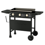 KingChii KC1995C3 3-Burner 28" Propane Outdoor Flat Top Gas Grill Griddle