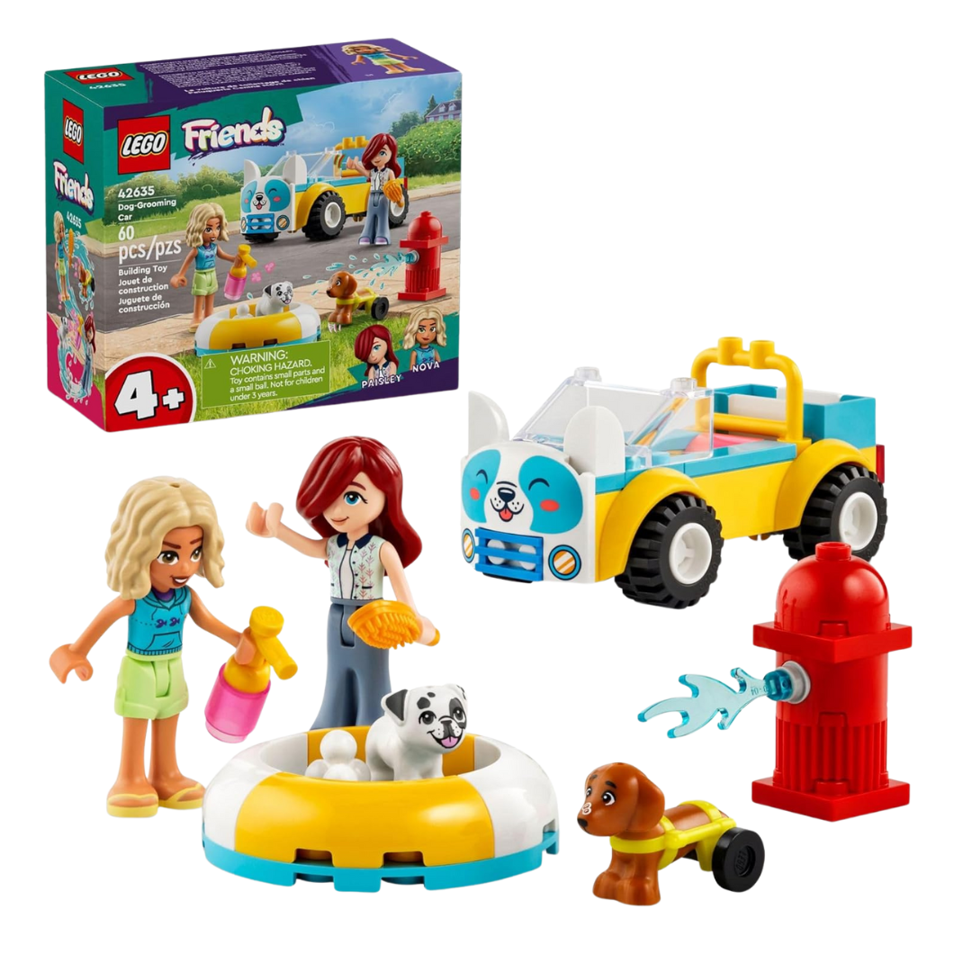 LEGO Friends Dog Grooming Car Toy With Accessories