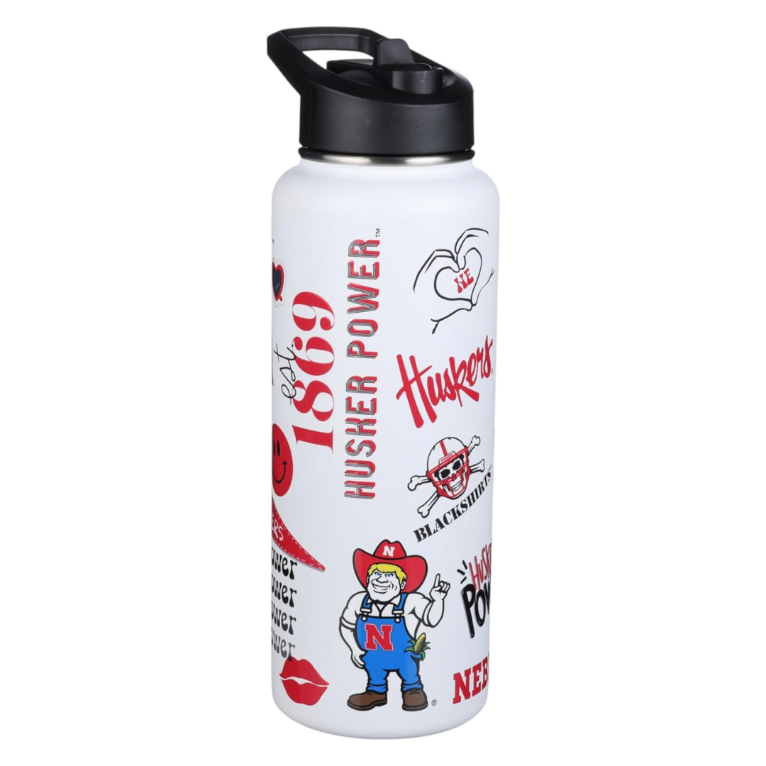 The Memory Company Officially Licensed 34oz Team Spirit Water Bottle