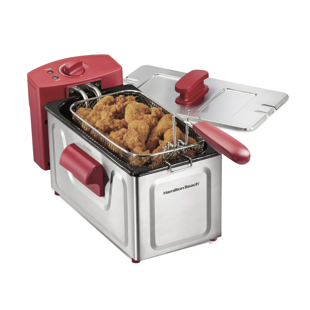 Hamilton Beach 8-Cup Electric Deep Fryer With Basket