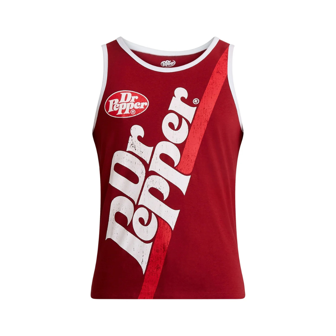 Dr Pepper Men's & Big Men's Graphic Tank Top
