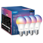 4-Pack TP-Link Tapo L535E Smart Wi-Fi Light Matter Bulb