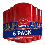 6-Pack Old Spice Antiperspirant Deodorant For Men 2.6-Oz