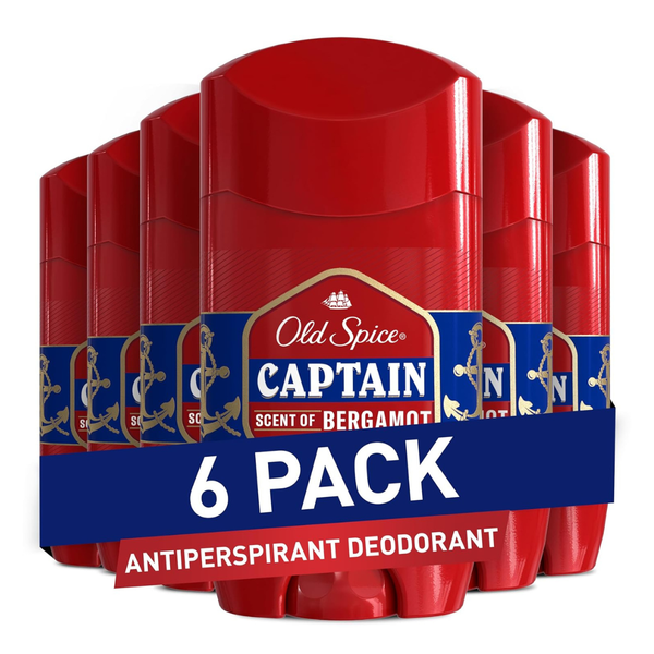 6-Pack Old Spice Antiperspirant Deodorant For Men 2.6-Oz