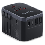 Epicka Universal Power Plug Adapter With 3 USB-C & 2 USB-A Ports