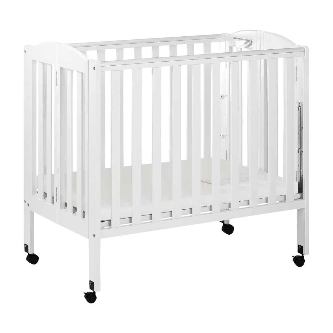 Dream On Me 3-in-1 Portable Folding Stationary Side Crib