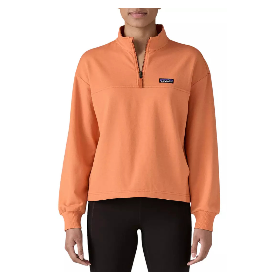 Patagonia Women's Ahnya 1/4 Zip Pullover (Melon Or Blue)