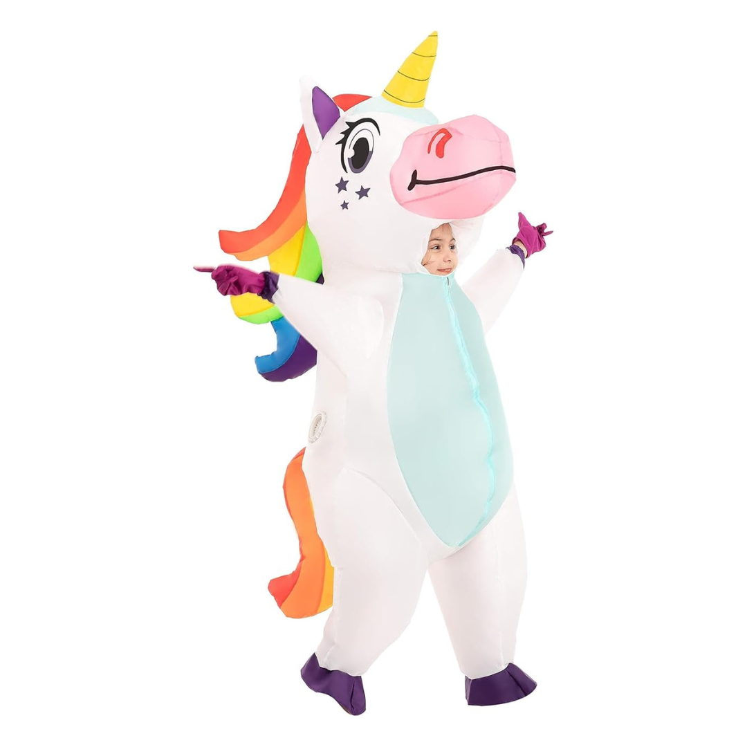 Spooktacular Creations Kids Inflatable Halloween Full Body Unicorn Costume