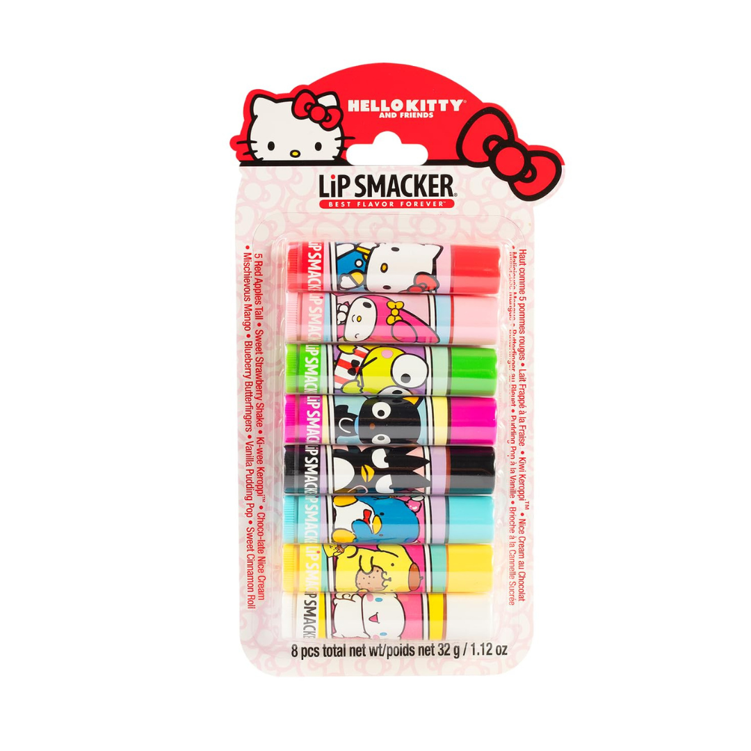 8-Piece Lip Smacker Sanrio Hello Kitty & Friends Flavored Lip Balm