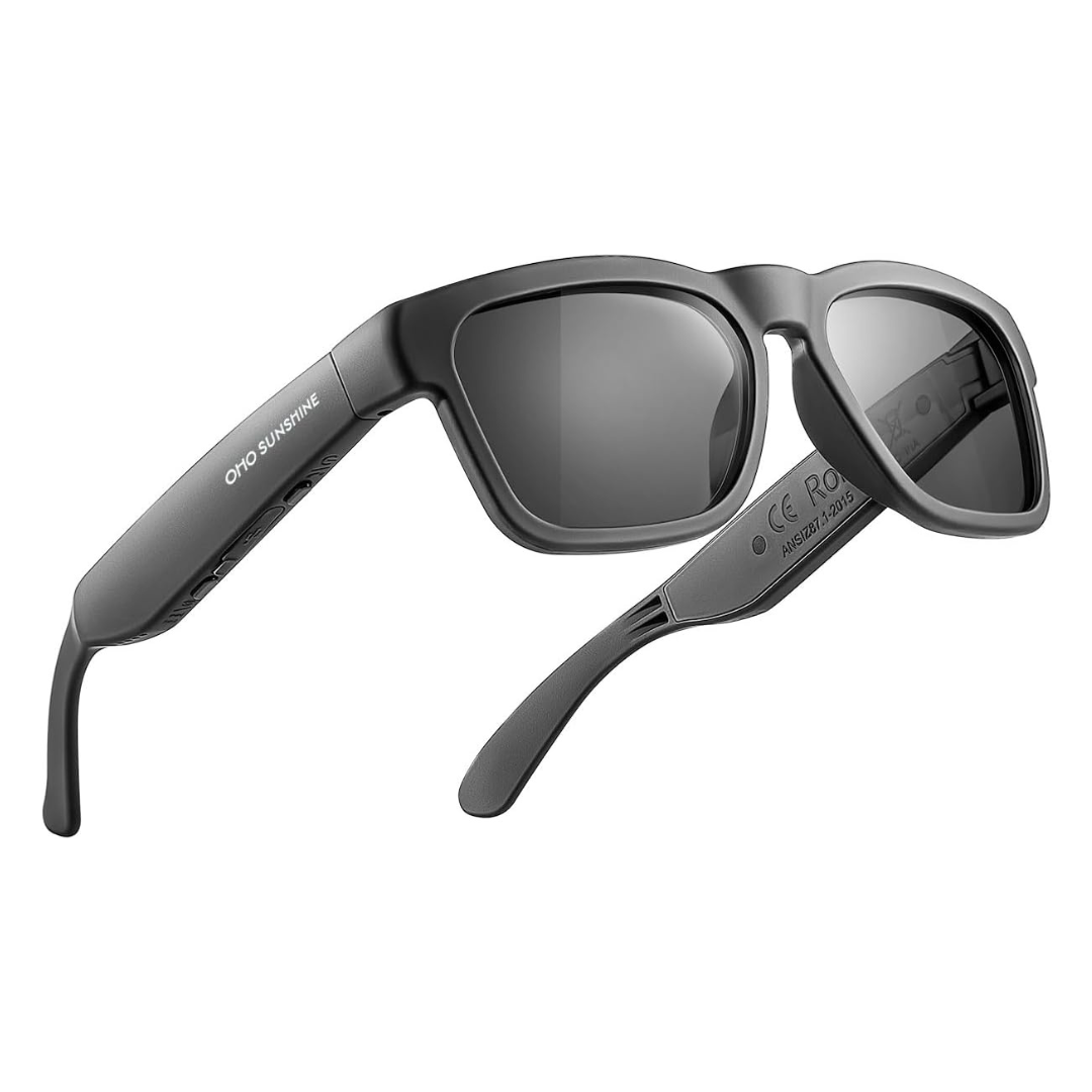 OhO Unisex UV Protection Polarized Smart Sunglasses With Bluetooth Speaker