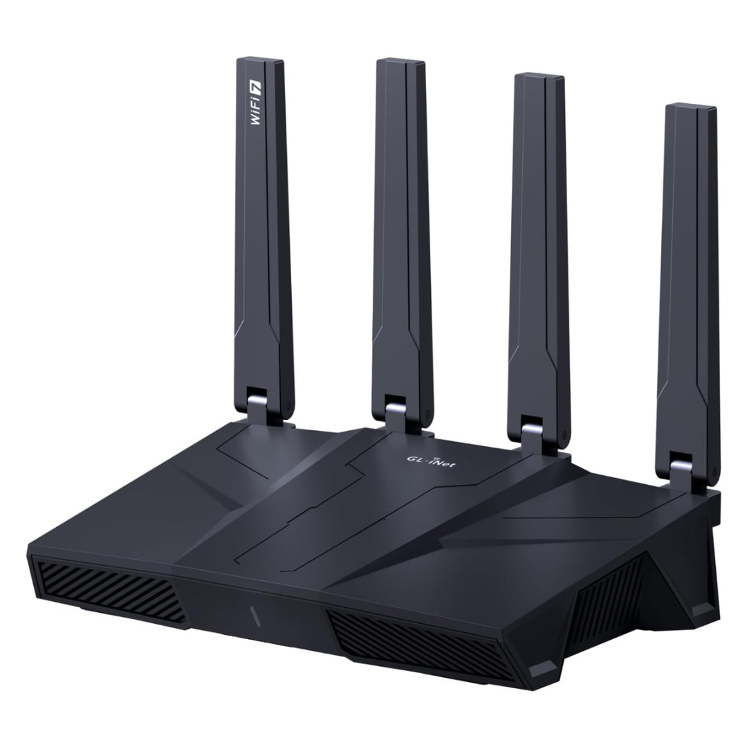 GL.iNet Tri-Band High-Speed 6GHz Gaming WiFi 7 Router