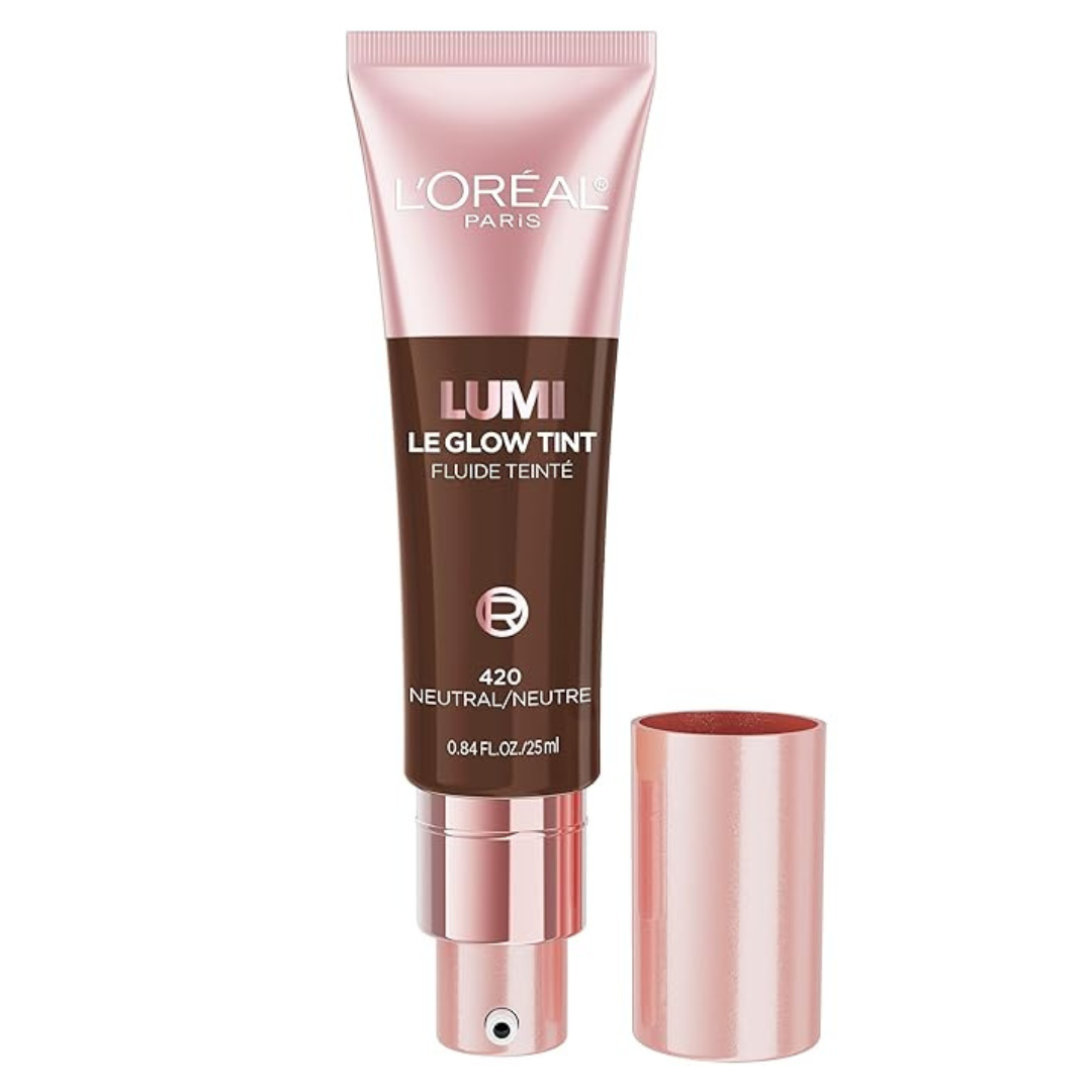 L'Oreal Paris Lumi Le Glow Skin Tint, Neutral 420, 0.85 Fl Oz