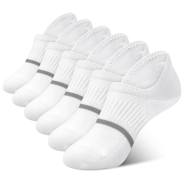 6-Pairs Gonii Women's No Show Socks (3 colors)