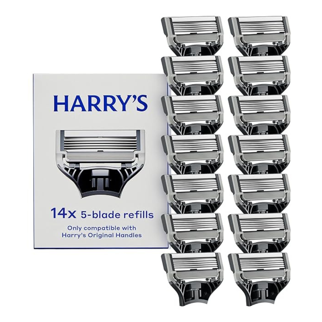 14-Count Harry's Men's Original Premium Razor Blade Refill Cartridges