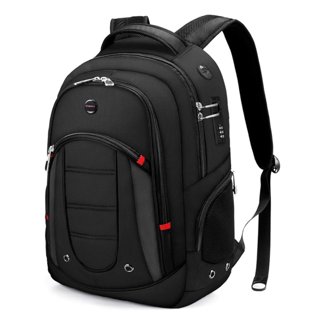 17.3" Crossgear Large Travel Laptop Backpack w/ USB Charging Port