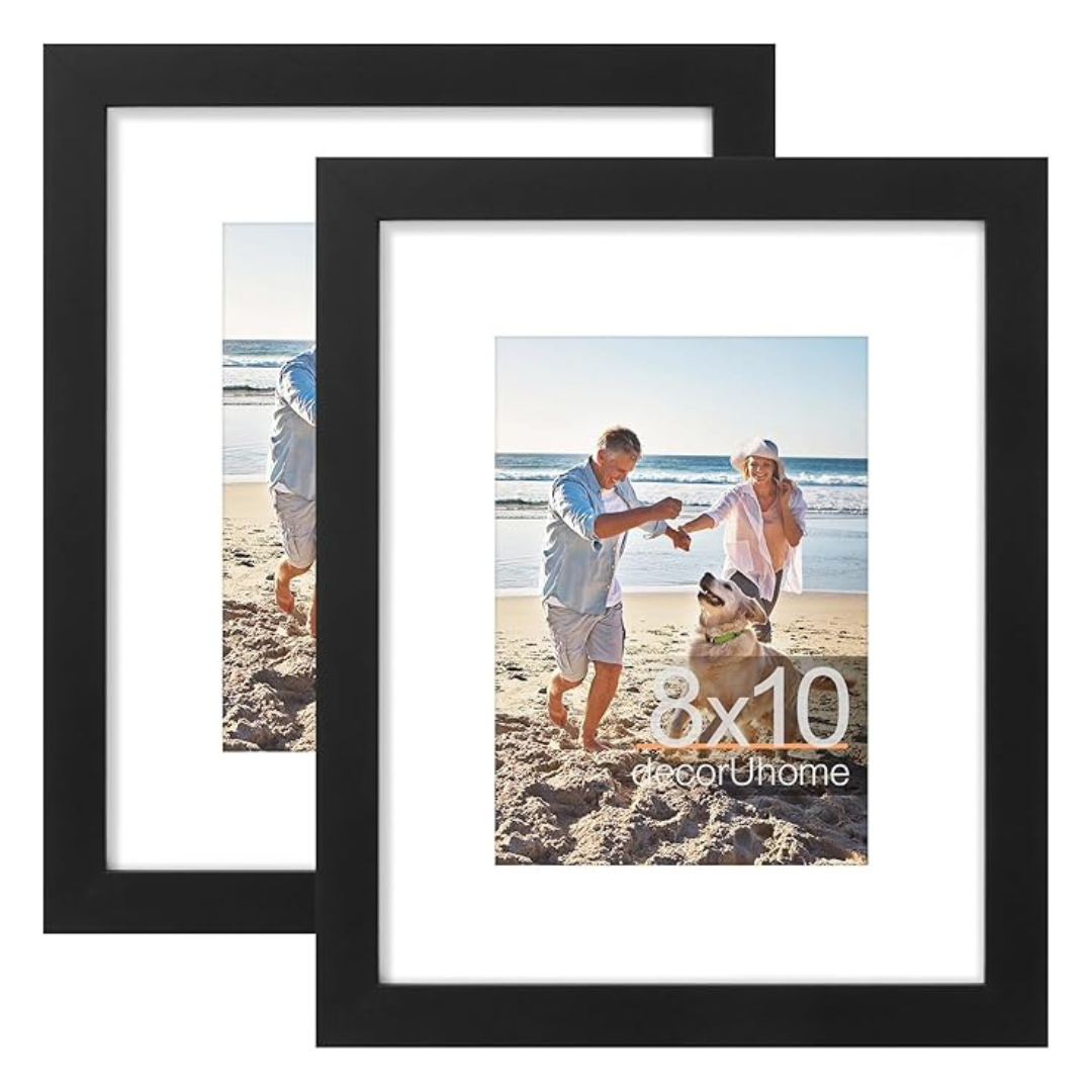 2-Pack decorUhome 8x10 Picture Frame (Black)