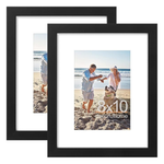 2-Pack decorUhome 8x10 Picture Frame (Black)