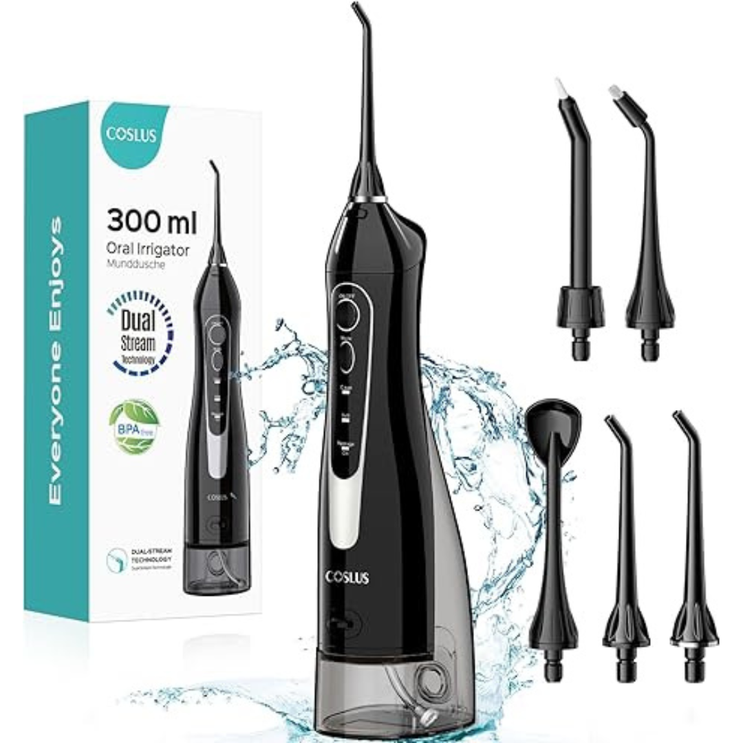 Coslus Professional Portable Rechargeable Cordless Water Flosser