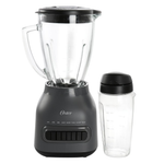 Oster Easy to Clean 700W Blender with 20oz Blend-N-Go Cup (Grey)