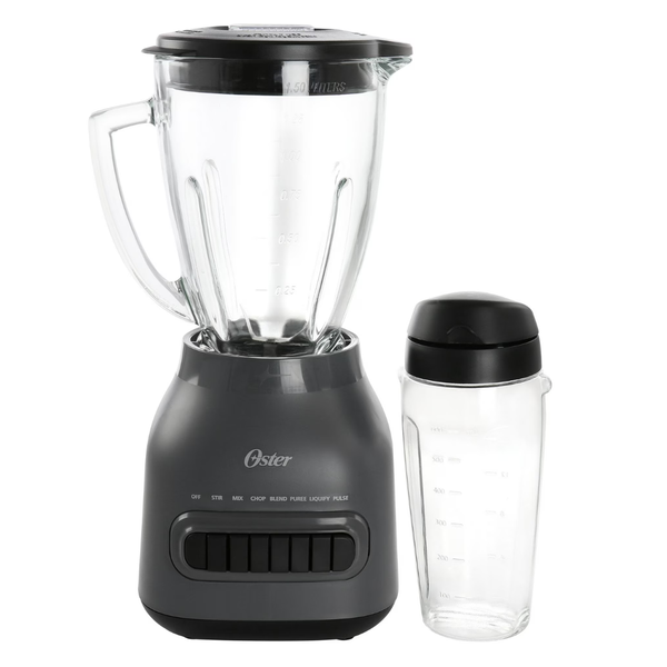 Oster Easy to Clean 700W Blender with 20oz Blend-N-Go Cup (Grey)