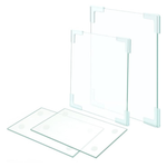 Set of 4 Tempered Glass Cutting Board for Kitchen Counter