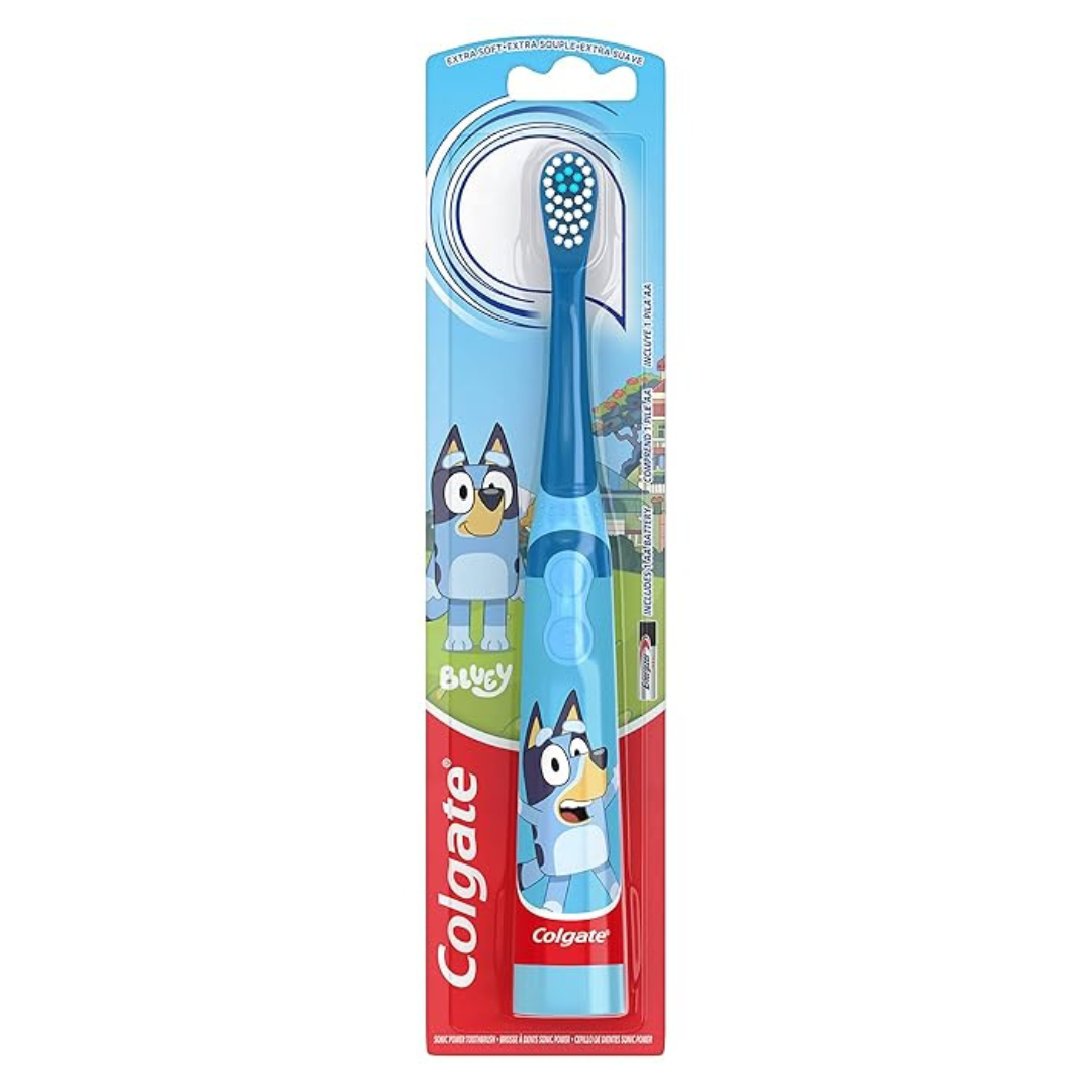 Colgate Kids Powered Vibrating Toothbrush Bluey