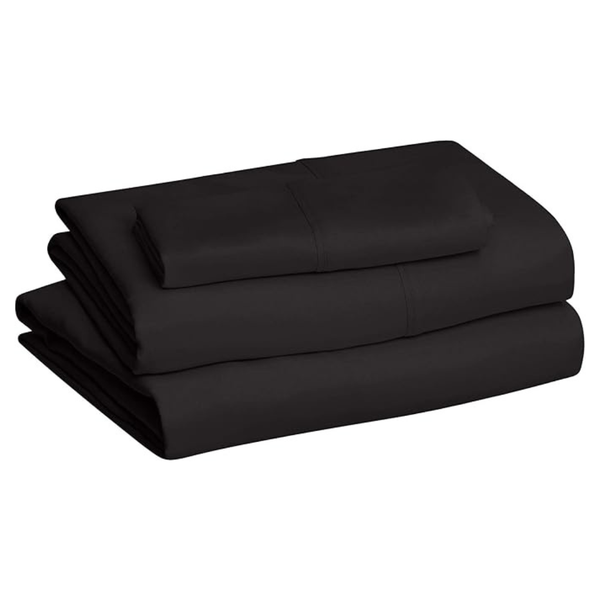Amazon Basics 3-Piece Lightweight Super Soft Twin Bed Sheet Set (4 Sets)