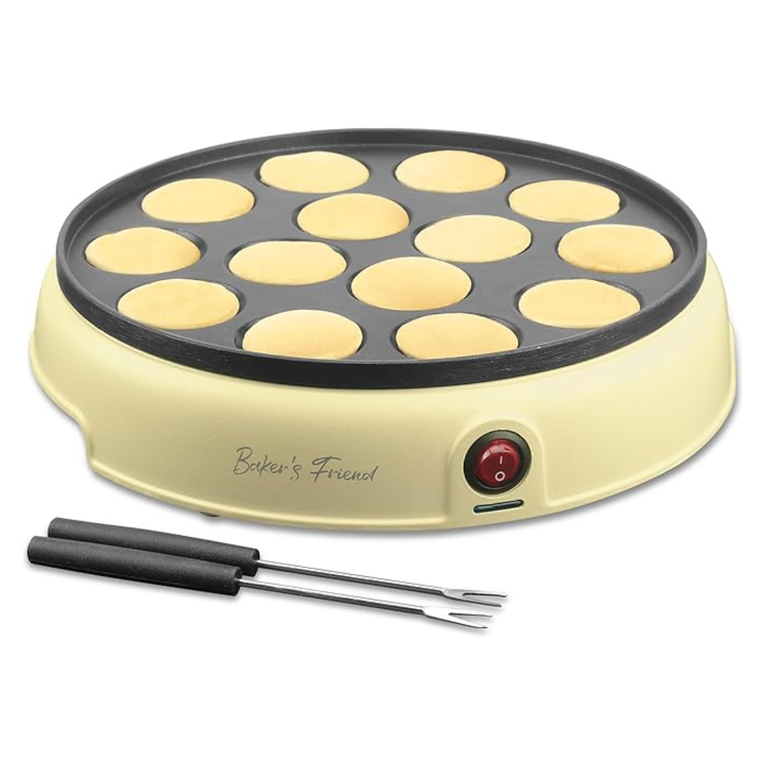 Baker's Friend Mini Pancakes Maker Machine