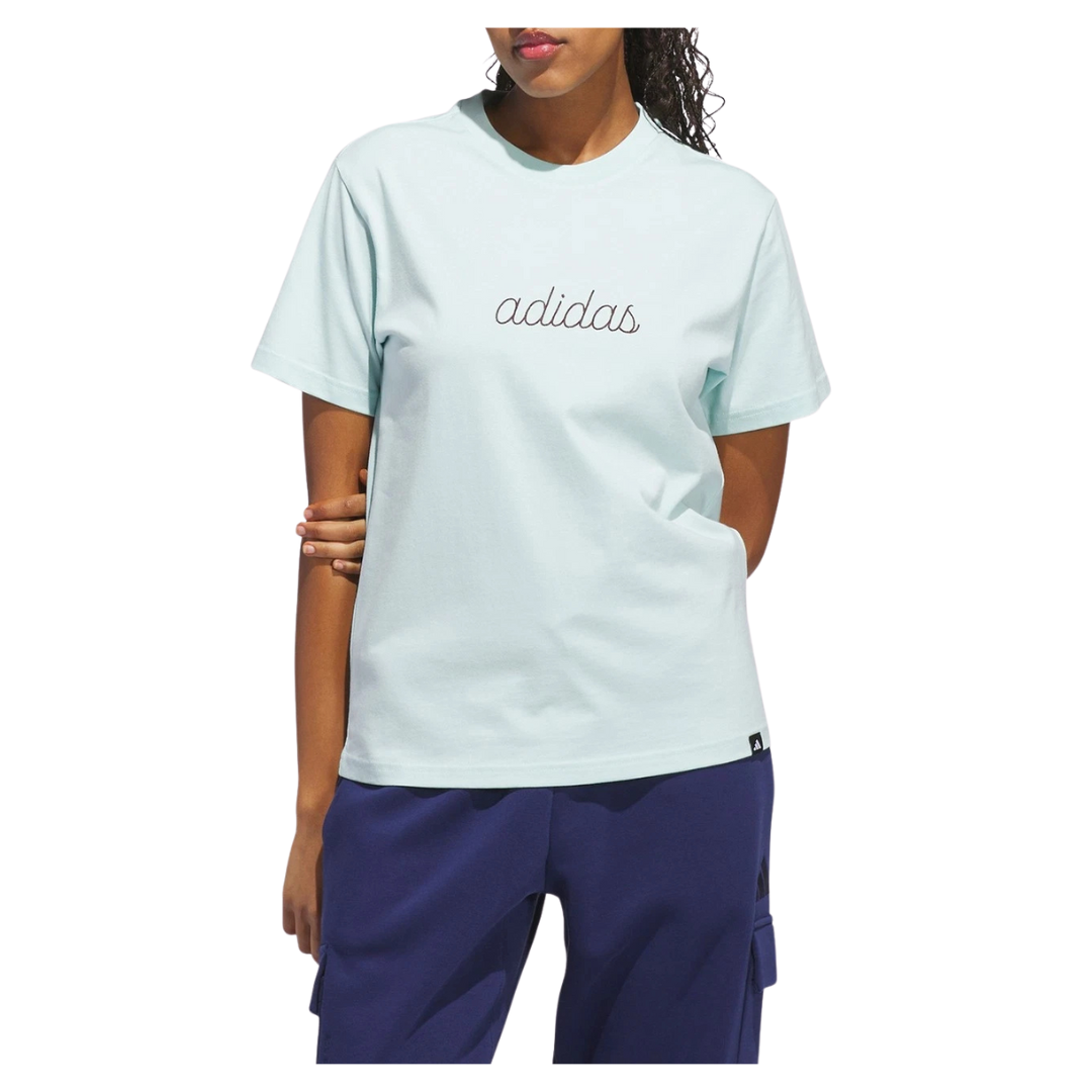 Adidas Women's Cozy Holiday Graphic Tee