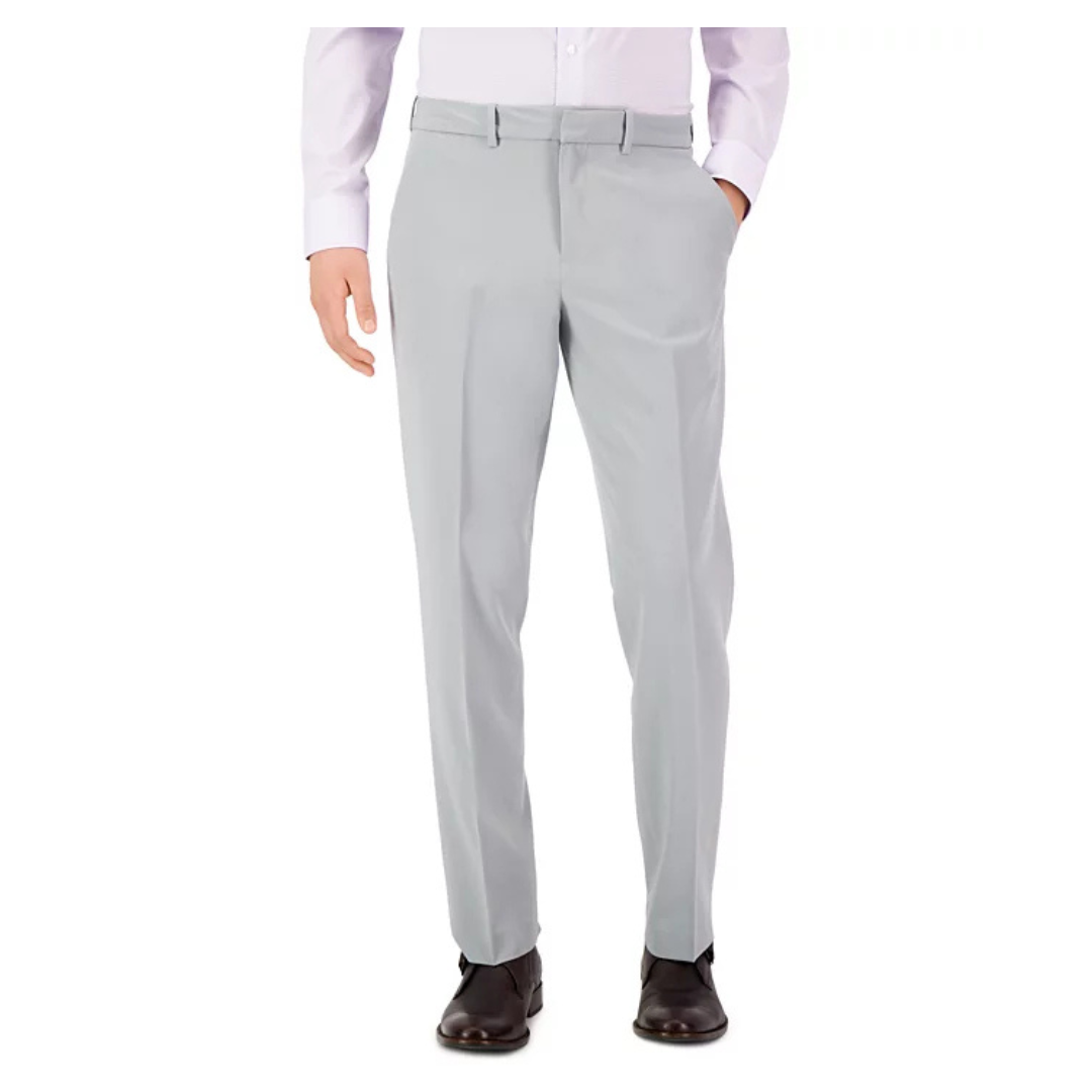 Perry Ellis Portfolio Men's Modern-Fit Stretch Solid Resolution Pants