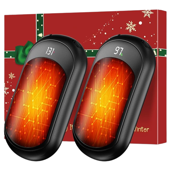2-Pack 6400mAh Rechargeable AI Electric Hand Warmers