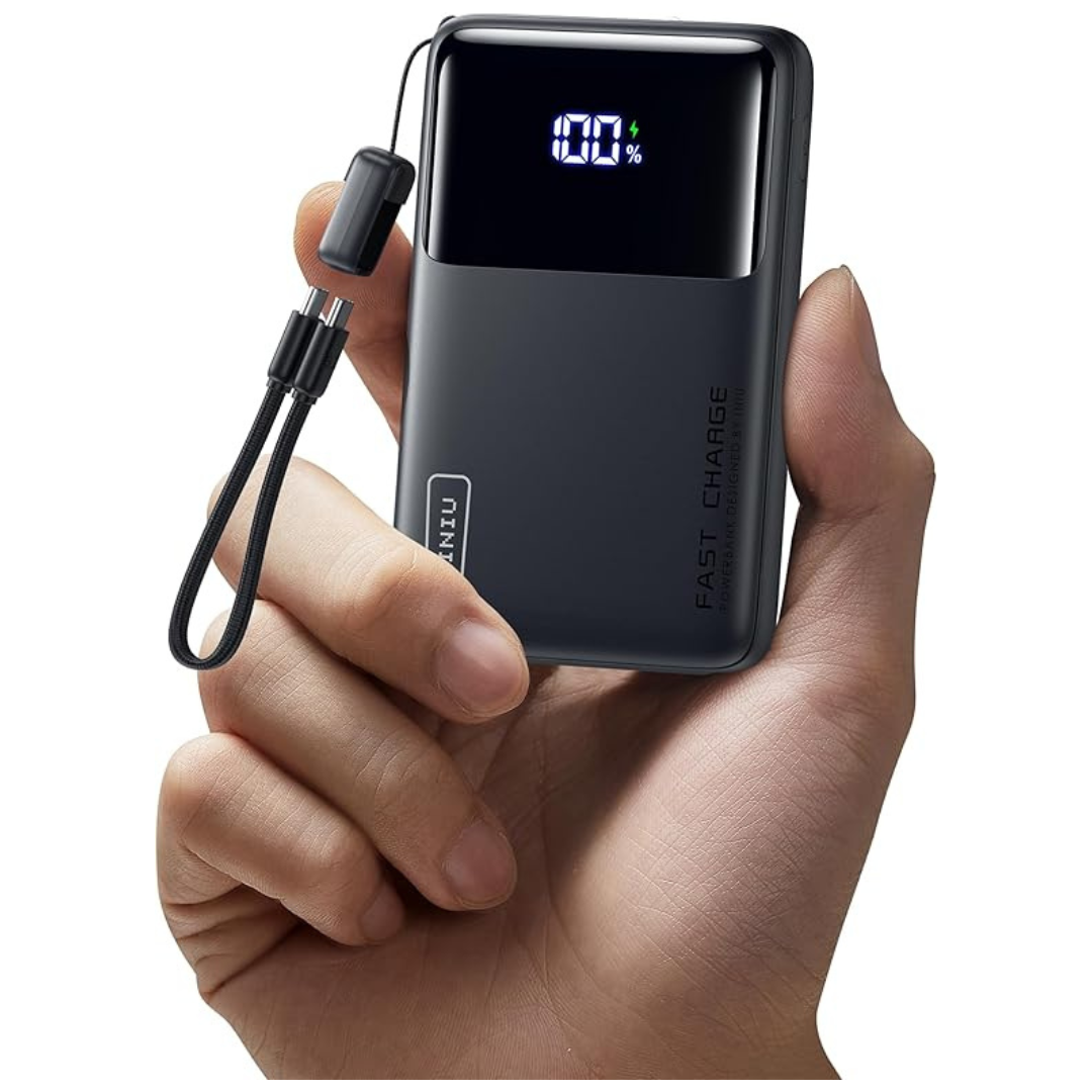 10000mAh INIU 45W Slimmest Mini Size PD USB-C Portable Power Bank