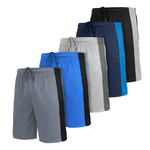 5-Pack Men's Dry-Fit Active Athletic Shorts With Two Side Pockets