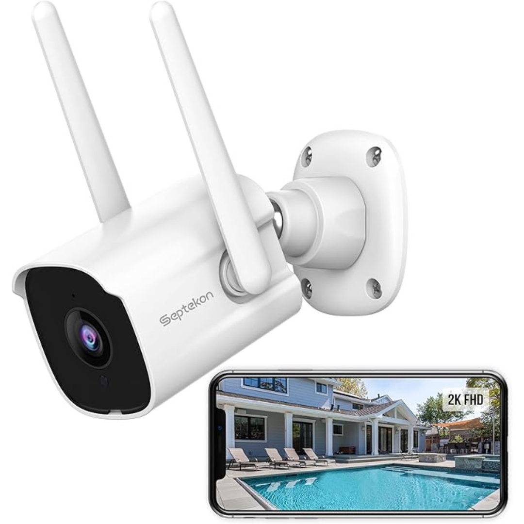 2K 2.4G WiFi Security Cameras W/Two-Way Audio