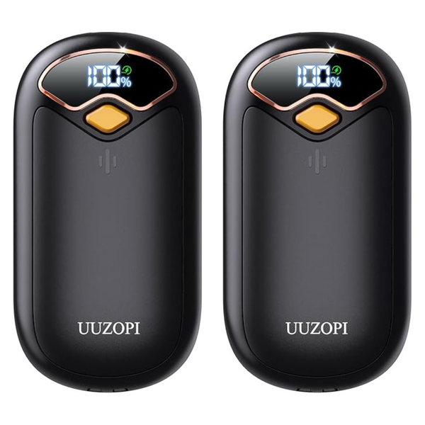 2-Pack Rechargeable Magnetic Hand Warmers With 4 Heat Levels