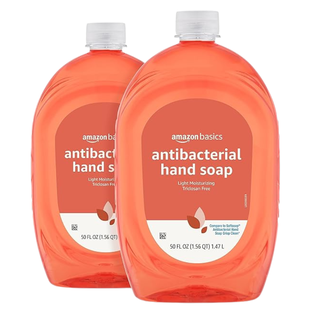 2-Pack 50oz Amazon Basics Liquid Hand Soap Refill (Citrus)