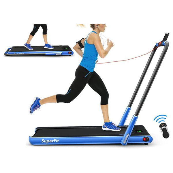 2 In 1 Folding 2.25HP Under Desk Electric Superfit Treadmill (Various)