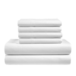 6-Piece Color Sense 800 Thread Cotton Rich Adult Bed Sheet Set (Various Colors)