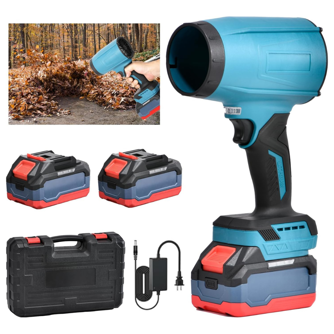 300000 RPM Portable Cordless Handheld Turbo Jet Leaf Blower