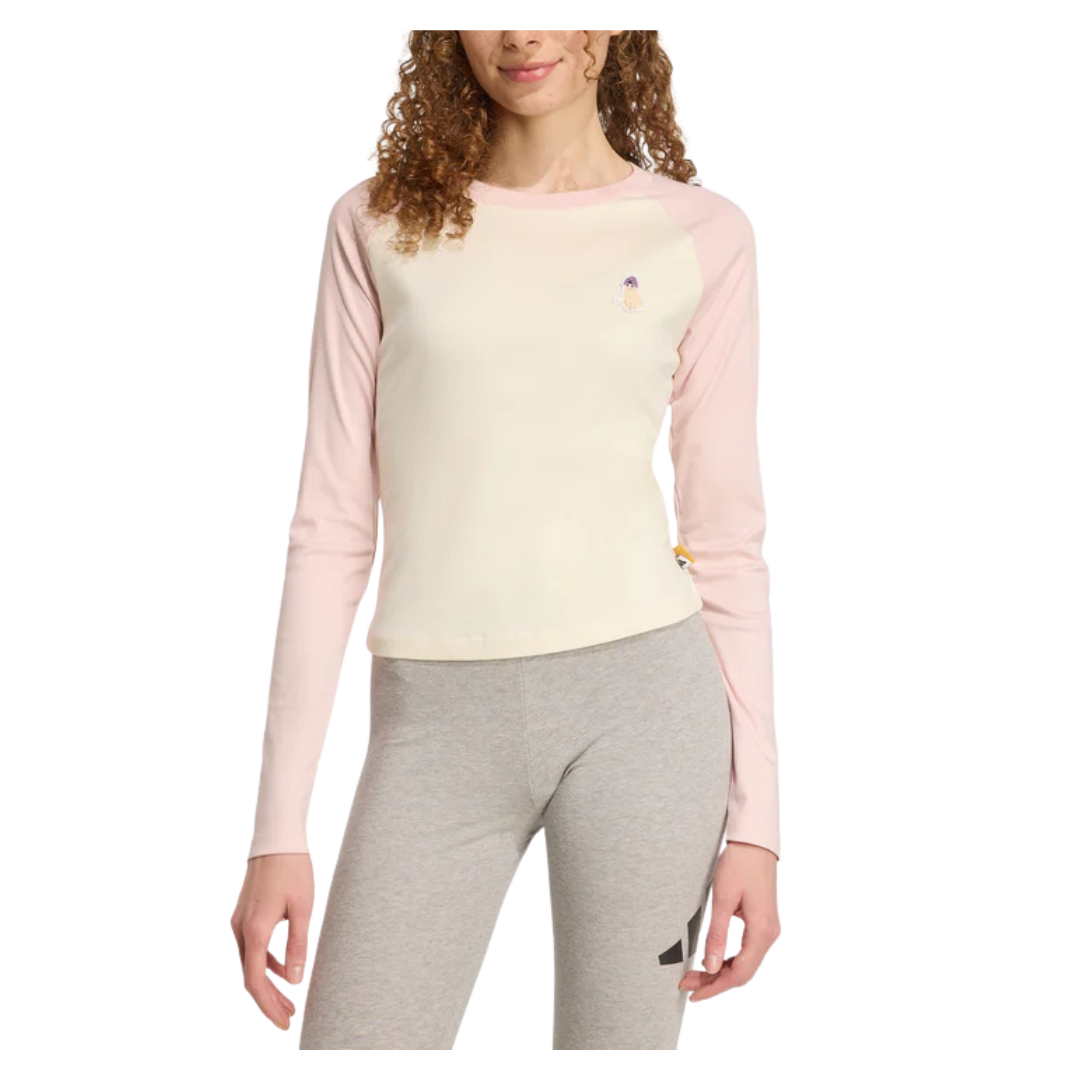 adidas Women's Cat Patch Graphic Long Sleeve Tee