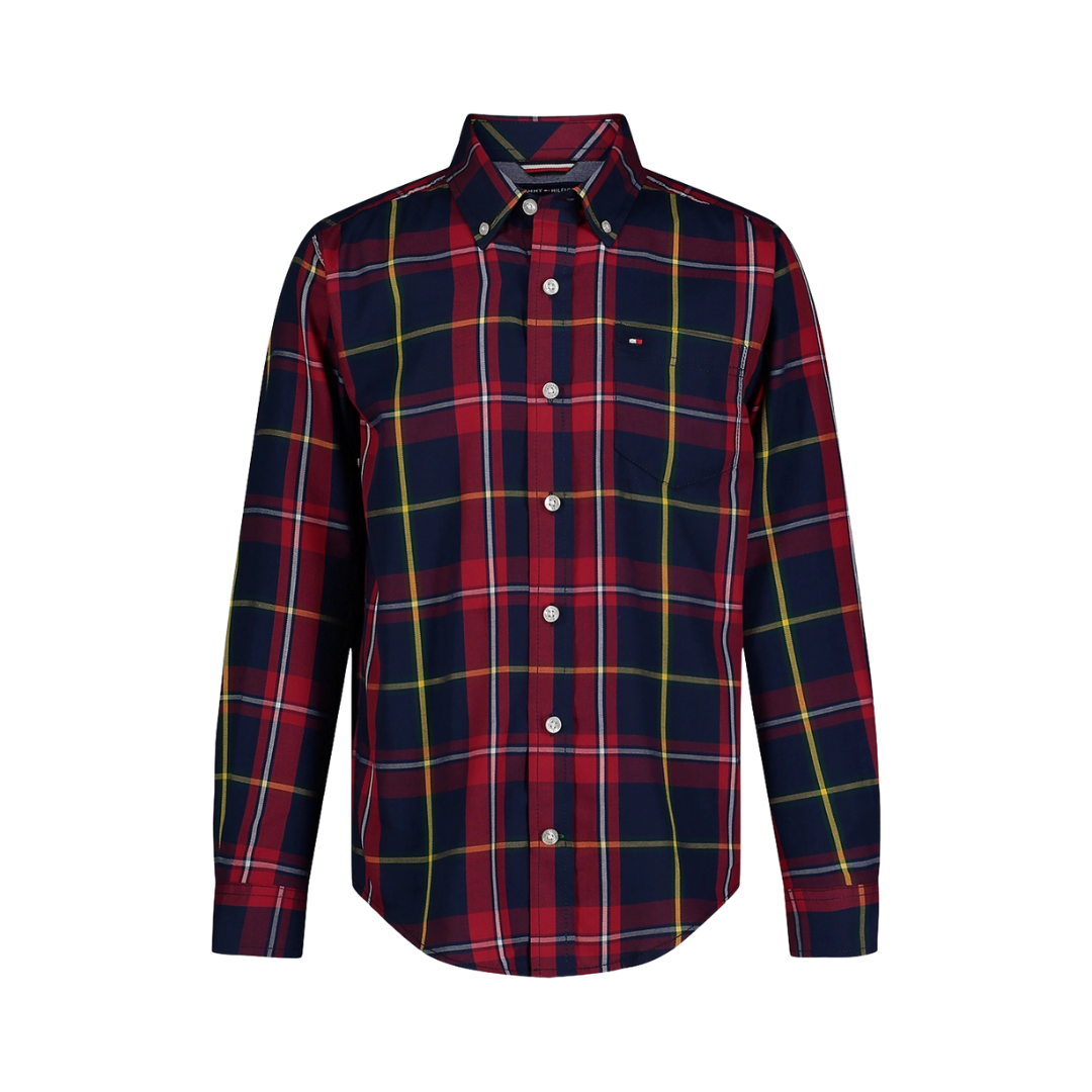 Tommy Hilfiger Toddler & Little Boys Alps Yarn Dyed Plaid Shirt